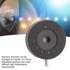 Aperture Diaphragm Manual Adjustable Aluminum 0.5‑15mm 12 Blades Iris Diaphragm