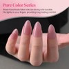 Stbisen Hot Pink Press on Nails Almond, Fashion Solid Short