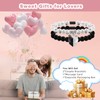 Matching Bracelets for Couples His and Her Couples Bracelets Heart
