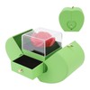 Rose Jewelry Box Apple Rose Shape Acrylic Jewelry Gift Box
