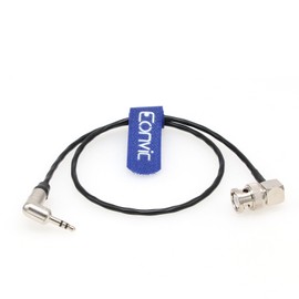 EONVIC 991997 Tentacle Sync 3.5mm TRS to BNC Timecode Cable for Canon EOS C300/500 Sony F55/Amira/Zoom F8 Camera - Black