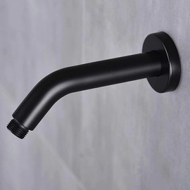 Original StoneStream Shower Arm for Fixed Wall-Mount Shower, Never Rust Bathroom Shower Head, Wall-Mounted - Matte Black