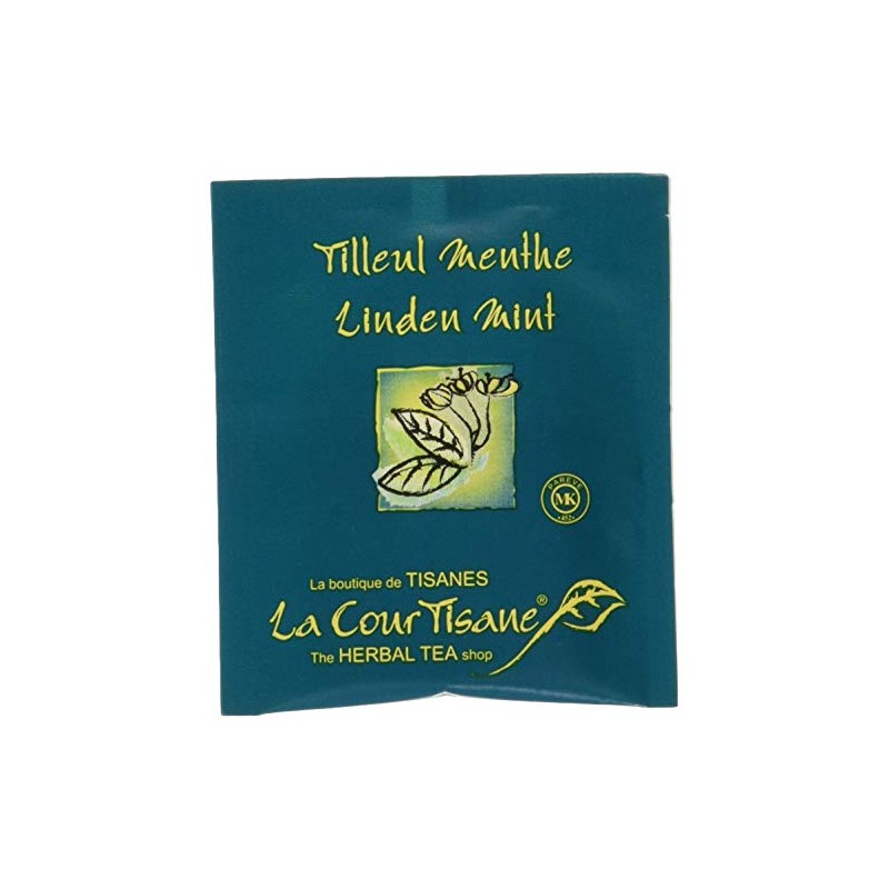 La Courtisane Herbal Tea Linden Flowers & Mint, Kosher, Gluten-Free,