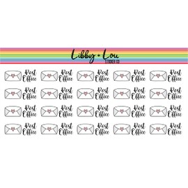 Post Office Planner Sticker | Libby and Lou Sticker Co