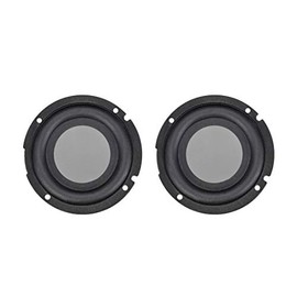 uxcell 2Pcs 2 Inches 57mm Bass Speaker Passive Radiator Auxiliary Rubber Vibration Plate Subwoofer DIY Repair
