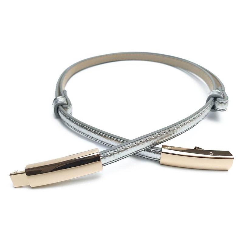 Rojeam Women's Thin Belt for Dress Retro Metal Decorative Belt,