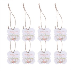 Thank You Gift Tags for Wedding Celebrating with Rope Party Favor Party Decoration 100pcs