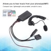 Fydun Car Audio Aadapter Bluetooth AUX IN Cable Car AUX