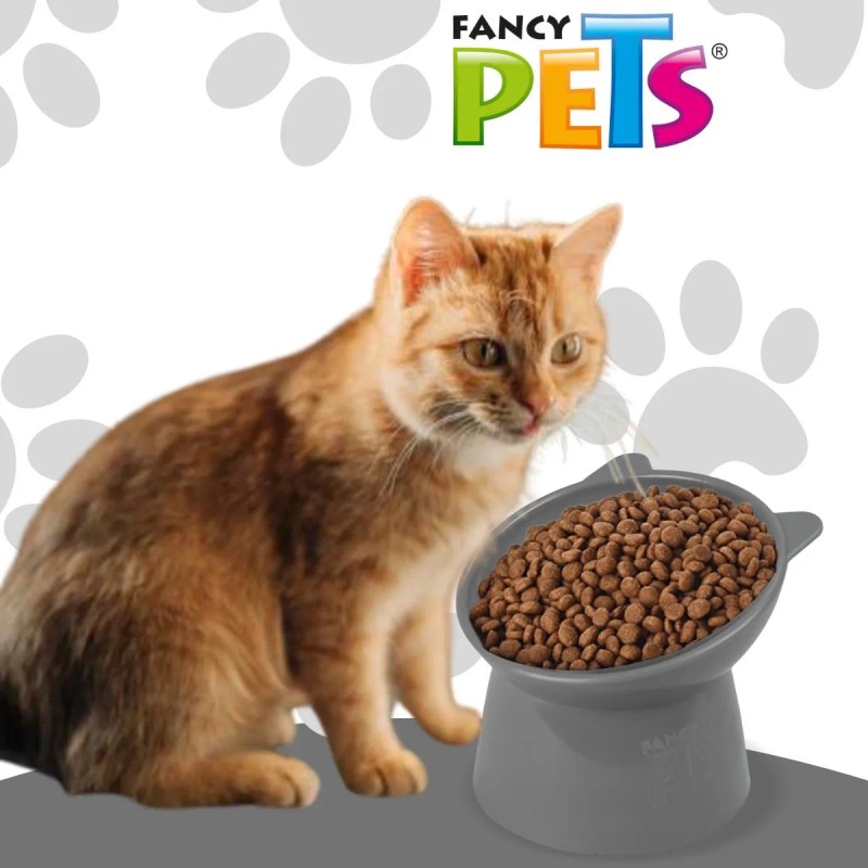 Comedero Elevado Para Perro Y Gato Plato Elevado Ergonómico Color