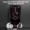 CCA CRA in Ear Monitor Headphones, Ultra-Thin Diaphragm Dynamic Driver