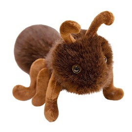 Stuffed Ant Plush, Animal Ant Cuddly Toy, Ant Plush Toy, Cute Ants Stuffed Toy Plush Doll, Ant Plush for Children and Cuddly Toy Lovers Gift (25 cm, Brown)
