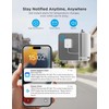 GoveeLife WiFi Refrigerator Thermometer with Alarm, Wireless Digital Freezer Temperature