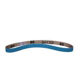 Starcke Premium 1/2 Inch X 24 Inch Zirconia Sanding Belts, 48 Pack Air Belt Sander Paper Bandfile, 60 Grit Air File Sander Belts, Blue Zirconia Cloth Belt Sanding Band File for Wood and Metal