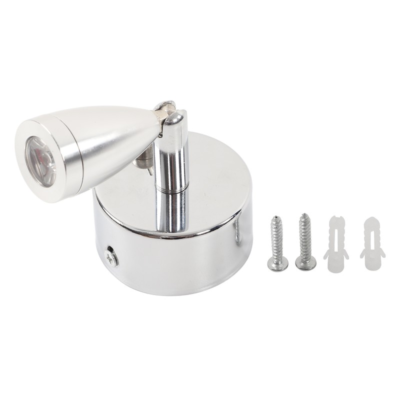 12V 3W LED Small Spotlight Warm White Swivel Reading Lamp