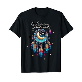 Vancouver BC Canada Dreamcatcher Colorful Stars & Moon T-Shirt