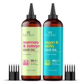Botanic Hearth Botanic Hearth Argan & Biotin and Rosemary & Batana Combo Set Hair Oil 6.7 fl oz each