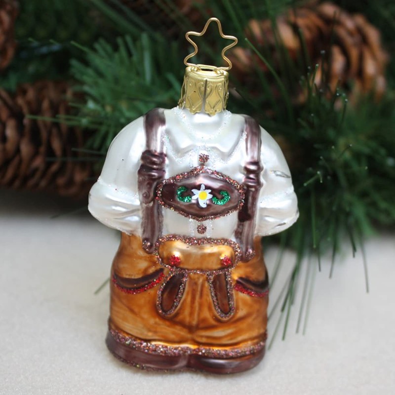 Inge Glas Christmas Tree Decoration Lederhosen Wiesn Gaudi