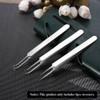3pcs Acne Clip Facial Pimple Comedone Nippers Curved Straight Blackhead