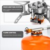 Odoland 6800W Windproof Camp Stove Camping Gas Stove with Windscreen,