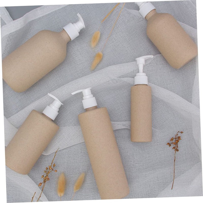 VICASKY 2pcs Refillable Pump Bottles Travel Containers for Shampoo Conditioner