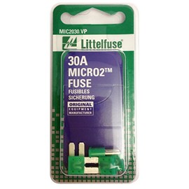 Littelfuse (MIC2030.VP) MICRO2 Green 32V 30 Amp Blade Fuse, (Pack of 5)