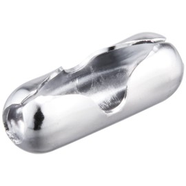 Nissa Chain P-1912 Brass Connector for Ball Chain Diameter 0.18 / 0.2 inches (4.5 / 5.0 mm), Pack of 2