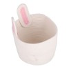 Storage Basket Rugged Lovely Small Bunny Attractive Decorative Home Furnishing