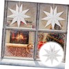 Homoyoyo 3pcs Christmas Shades Folding Paper Hanging Decorations for Warm