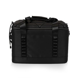 PICNIC TIME Tarana Superthick Cooler Bag with Removable Shoulder Strap, 24 Can Insulated Soft Cooler, Beach Cooler, Insulated Camping Cooler, Picnic Cooler, (Black)