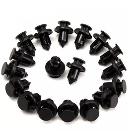 【Deepa】Push Rivet Clips 10 Types 280-Piece Set for Toyota, Suzuki, Nissan, Subaru Car Clips with Pin Case Included