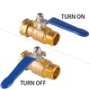 BILAL Heavy Duty Garden Hose Shut Off Valve with Long