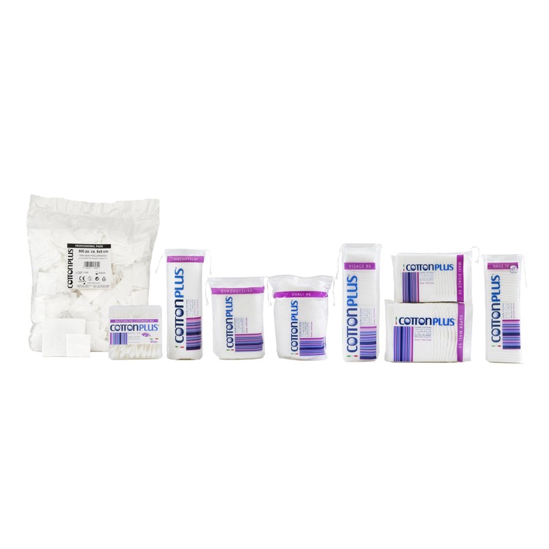 Cotton Plus Maxi Visage Precut 50 Pieces 59g (Pack of