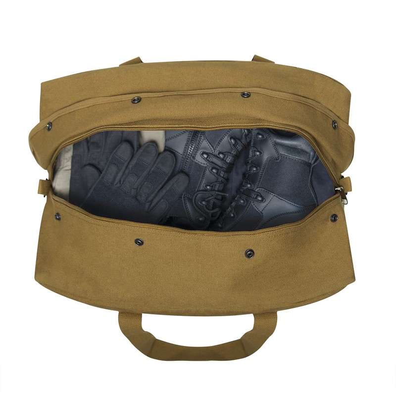 Rothco - Bolsa de lona pequeña para paracaídas, Marrón Coyote,