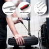 TINGJS Tyre Lever Tyre Lever Tool with 3 Tyre Spoons