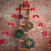 Boao Christmas Clear Banisters Ties 10 Inch Reusable Holiday Garland