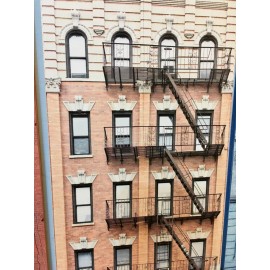 PTF DESIGNS *O Scale Scratch Built "APARTMENT #5" LED Building Front Flat MTH Lionel NEW!