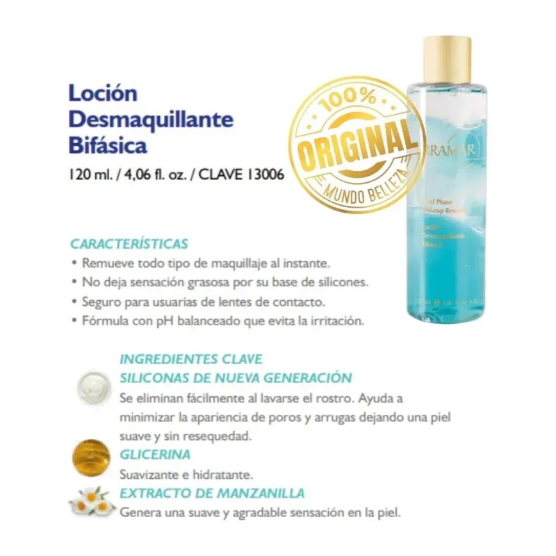 Terramar Locion Desmaquillante Bifasica 120ml