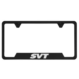 BLVD Black License Plate Frame for SVT