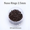 Nano Copper Micro Rings Dreadlock Beads Microlink nano micro tube