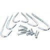 Keypak Heavy Duty Galvanised Garage Hooks – 6 Pack, Steel