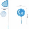4pcs MAGIKON 8-Inch Diameter Retractable Bug Net,Little Fish Butterfly catching