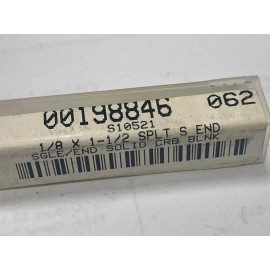 Accupro 00198846, Carbide, Square Split-End Blank 1/8" x 3/8" Split Length