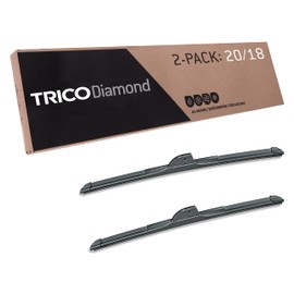 TRICO Diamond™ (25-2018) 20 & 18 Inch pack of 2 High Performance Automotive Replacement Windshield Wiper Blades For My Car Premium All Weather Beam Blade for Select Vehicle Models