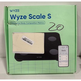 Wyze Scale S Scale for Body Weight Digital Bathroom Scale for Body Fat BMI