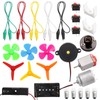 26Pcs Electric Circuit Kits for Children Science Learning Making Motor