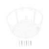 Iron Hanging Baskets Flower Pot Holder Hanger for Outdoor Balcony
