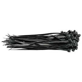 Draper 70391 Nylon 3.6 x 150mm Black Cable Ties (100 Pieces)