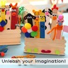 Happium Lollipop Sticks, 100 Pieces Lolly Sticks for Craft Wooden
