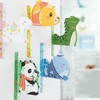 Our Mall 3D Height Chart Sticker for Children's Room Interior Decoration Wall Decal Panda