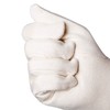 Jah 605 Cotton Gloves 12 Pairs Oekotex Jersey Medium Weight